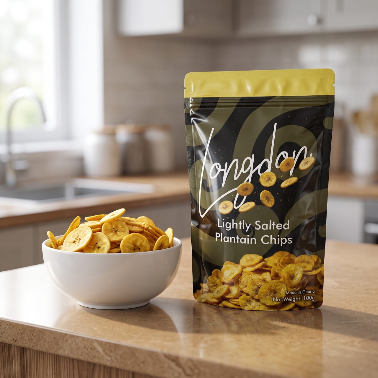 Lightly Salted Plantain Chips Medium